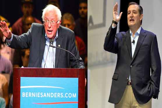 امریکی صدارتی امیدوار کیلئے ریاست وسکونسن میں برنی سینڈرز اور ٹیڈ کروز کامیاب