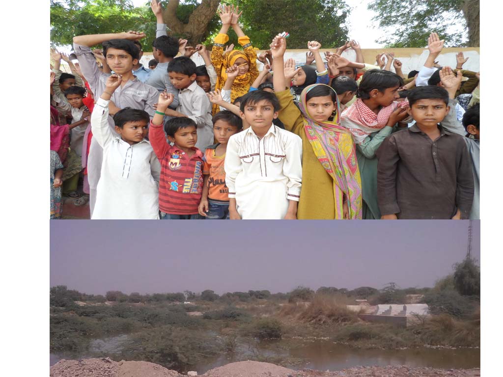 بھٹ شاہ ٹائون کمیٹی کے عملے نے گندہ پانی تاریخی قبرستان میں چھوڑ دیا