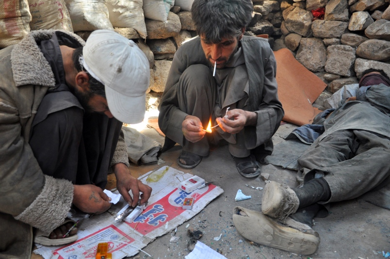 Drug Addicts in Afghanistan