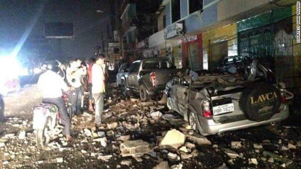 ایکواڈور میں ہولناک زلزلہ، 41 افراد لقمہ اجل بن گئے