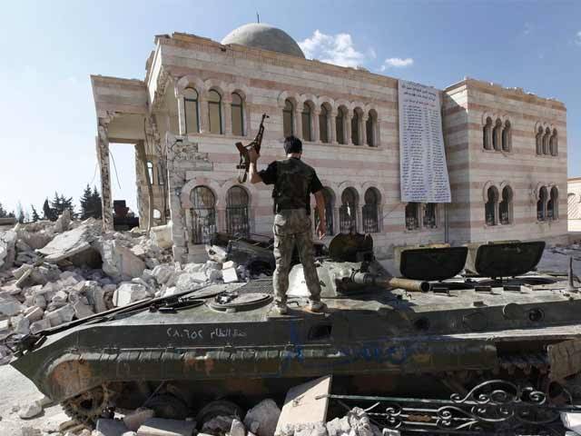 شام کے شہر حلب میں باغیوں کا مسجد پر حملہ، 16 افراد جاں بحق