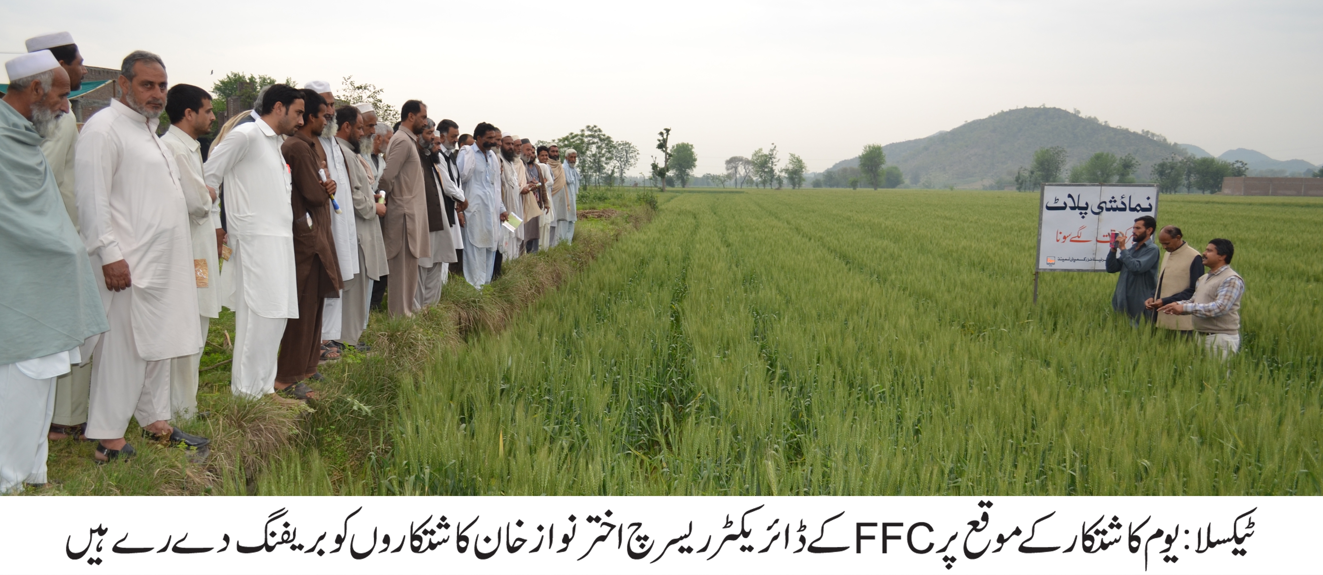 ملک کی بڑھتی ہوئی خوراک کی ضروریات کو پورا کرنے کے لیئے جدید طریقہ کاشتکاری کو اپنایا جائے، اختر نواز