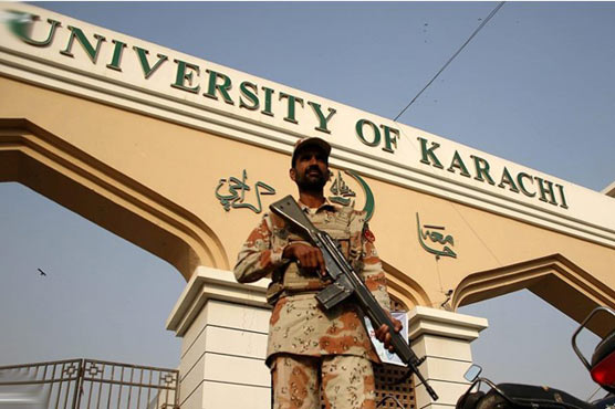جامعہ کراچی، ایڈمن بلاک پر رینجرز کا چھاپہ