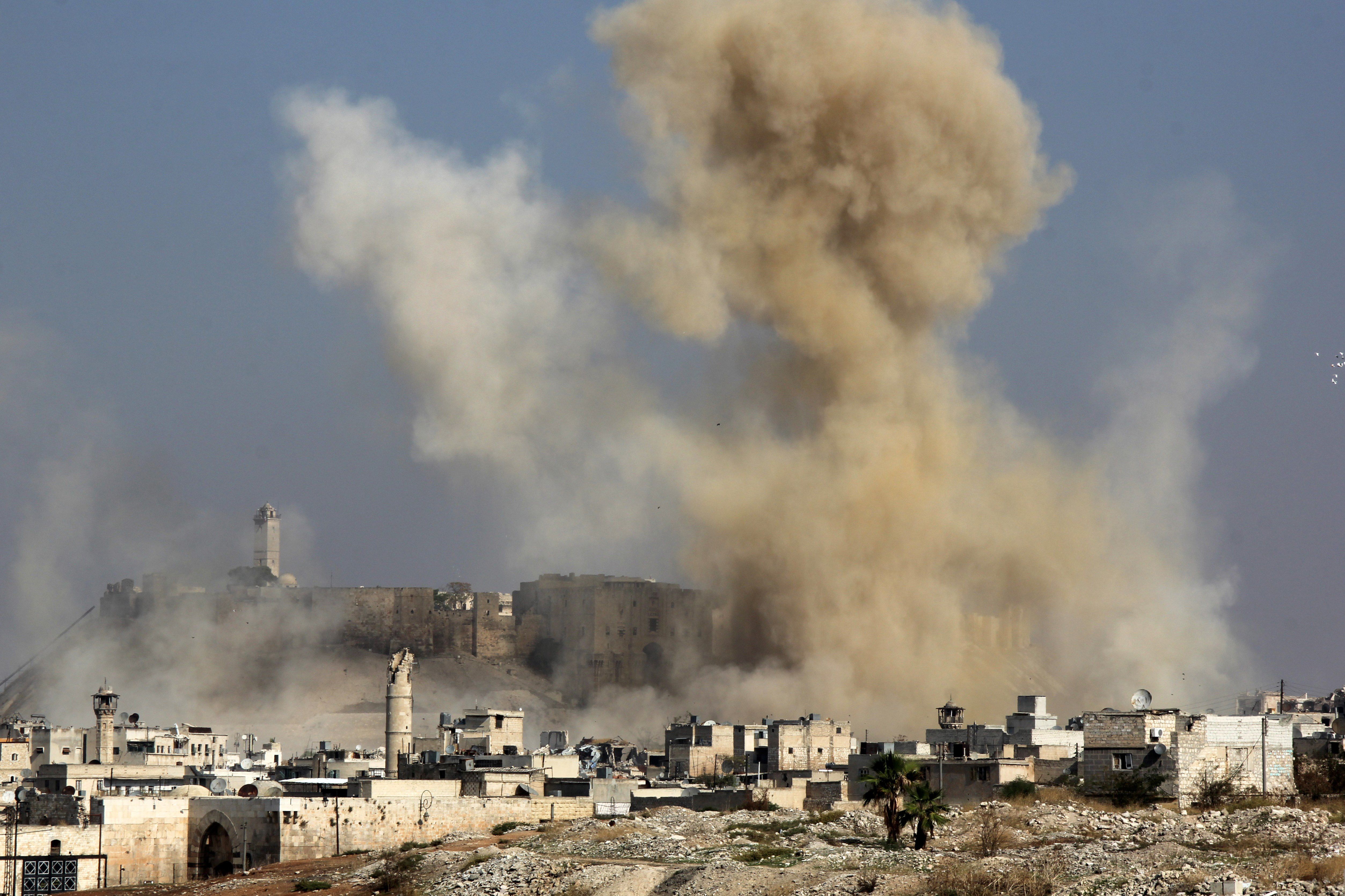 Aleppo Bombing