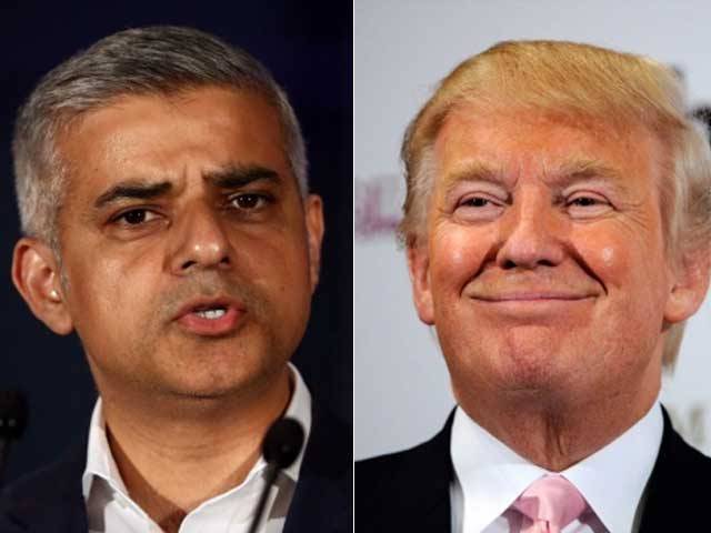 لندن کے نومنتخب میئر امریکا میں مسلمانوں کے داخلے پر مجوزہ پابندی سے مستثنیٰ ہوں گے، ڈونلڈ ٹرمپ
