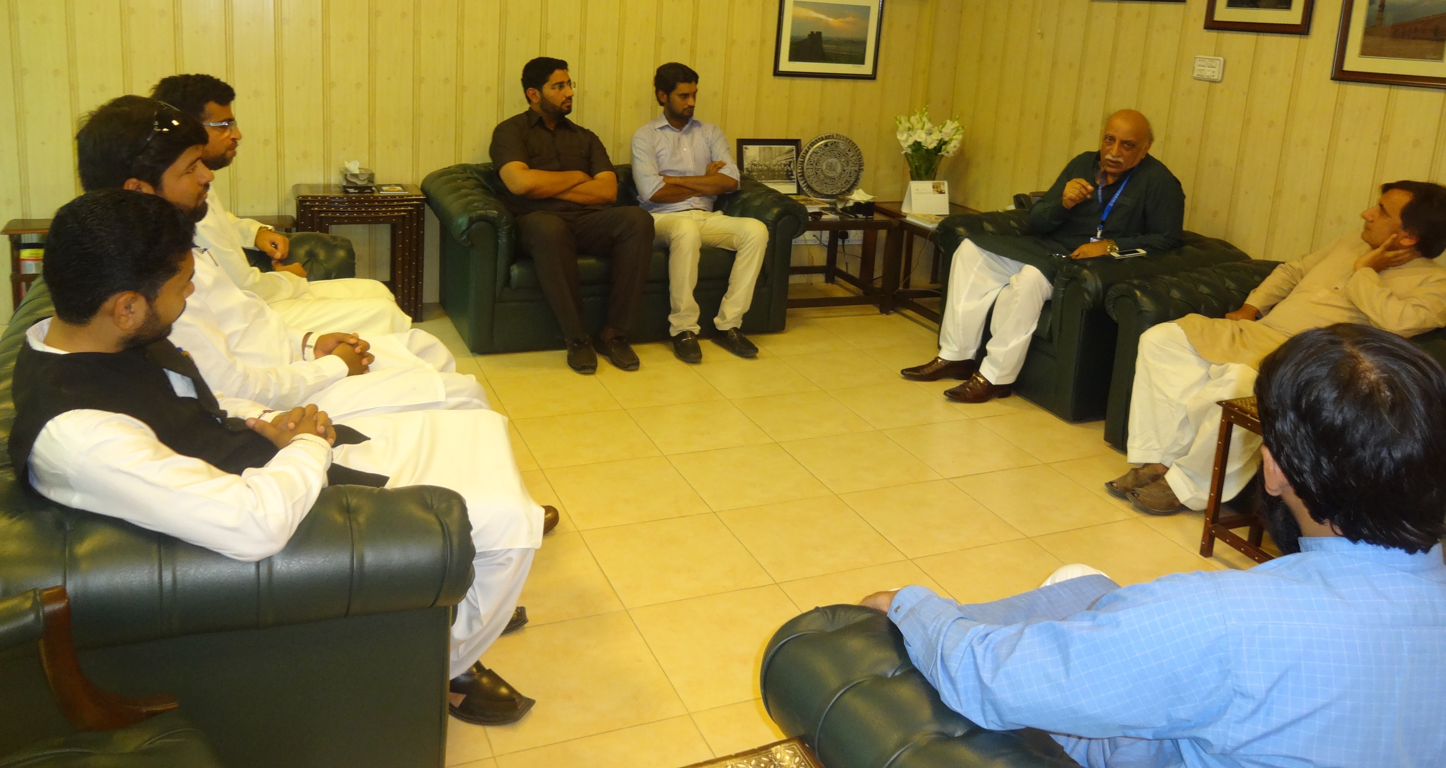 پی ایف یو سی کے مرکزی عہدیداران کی وی سی پنجاب یونیورسٹی سے ملاقات