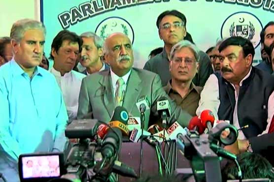 پاناما لیکس، اپوزیشن کا اسمبلی سے واک آؤٹ، کل آئندہ کا لائحہ عمل دینے کا اعلان