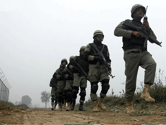 پنجاب رینجرزکی گھونڈی بارڈرکے قریب کارروائی؛ 2 اسمگلر ہلاک