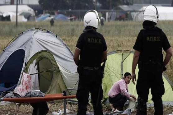 مقدونیہ کی سرحد پر واقع مہاجر کیمپ خالی کروا لیا گیا : یونان