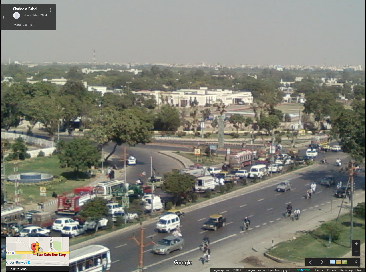 Shahar-e-Faisal - Google Maps