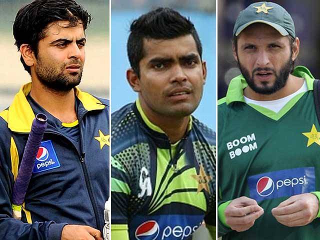 شاہد آفریدی، عمر اکمل اور احمد شہزاد دورہ انگلینڈ سے ڈراپ