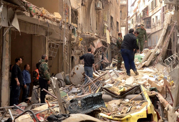 شام : باغیوں کے راکٹ اسپتال پر گرنے سے 19 افراد ہلاک، 17 زخمی