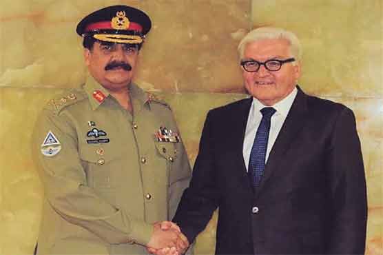 آرمی چیف کی جرمن وزیر خارجہ سے ملاقات، دوطرفہ تعلقات پر تبادلہ خیال