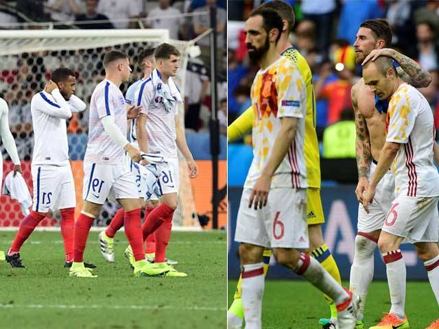 دفاعی چیمپئن اسپین یوروکپ سے باہر، انگلینڈ کا بھی سفر تمام