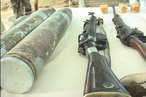 ڈیرہ بگٹی :شرپسندوں کے ٹھکانے تباہ ، اسلحہ اور گولہ بارود برآمد