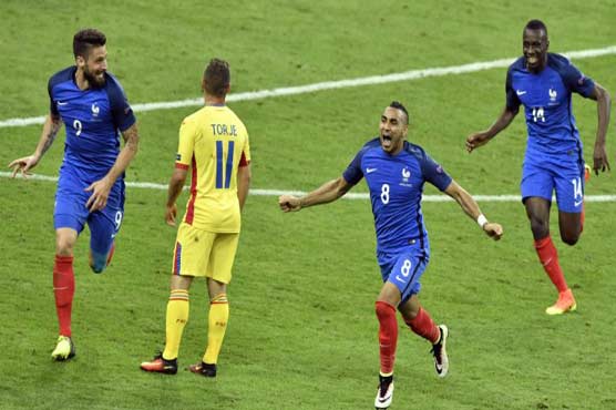 یورو کپ، افتتاحی میچ میں میزبان فرانس کی رومانیہ کو شکست