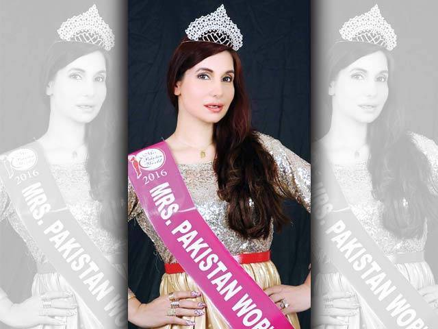 مسکان جے کیلیے مسز پاکستان ورلڈ 2016 کااعزاز