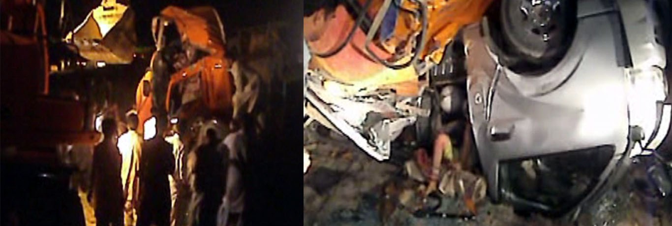 جامشورو میں مختلف روڈ حادثات میں 7 افراد جان کی بازی ہار گئے