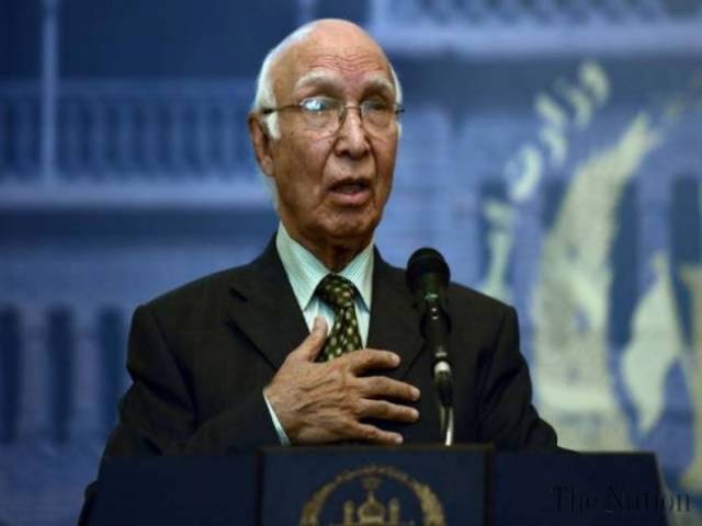 وزیراعظم نے این ایس جی میں بھارت کی شمولیت کیخلاف 17 ممالک کو خط لکھے،مشیر خارجہ