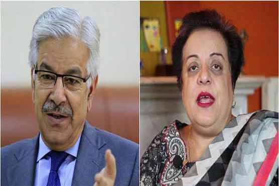 شیریں مزاری نے خواجہ آصف کو 10 کروڑ ہرجانے کا نوٹس بھجوا دیا