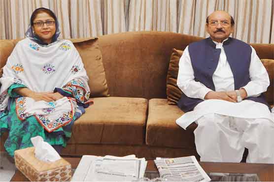 Syed Qaim Ali Shah, Faryal Talpur