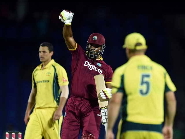 سہہ فریقی سیریز کے پانچویں میچ میں ویسٹ انڈیز نے آسٹریلیا کو شکست دیدی