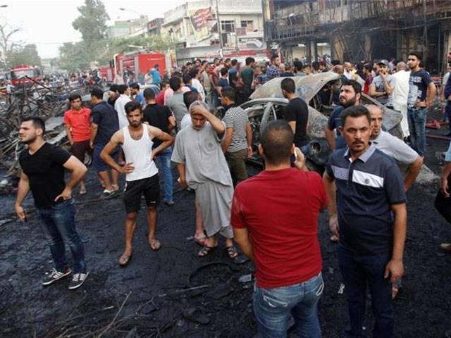 بغداد بم دھماکوں میں ہلاکتوں کی تعداد 200 سے تجاوز، ملک بھرمیں سوگ کا اعلان