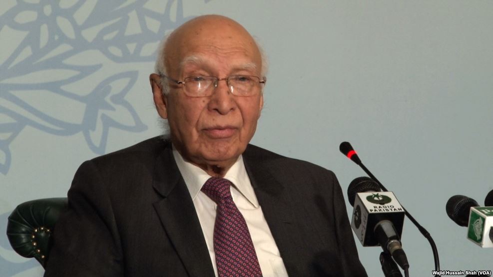 قومی مفادات کا تحفظ خارجہ پالیسی کا بنیادی عنصر ہے: مشیر خارجہ