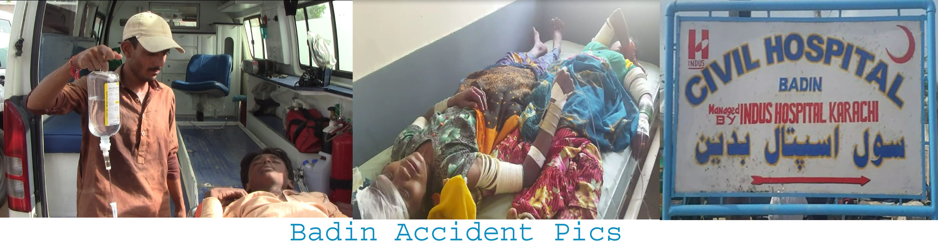 بدین کراچی ھائی وے پر سوزوکی پک اپ تیز رفتاری کے باعث الٹ گئی