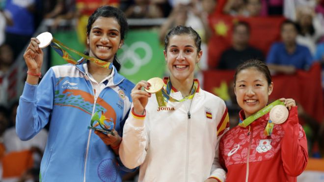 ریو اولپمکس : بیڈ منٹن میں انڈیا کا چاندی کا تمغہ
