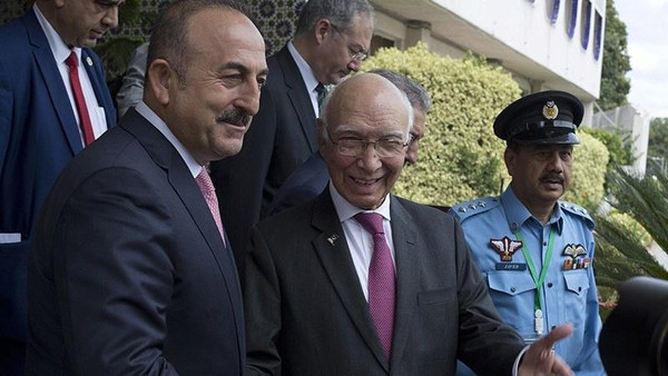 Sartaj Aziz and Turkish Foreign Minister