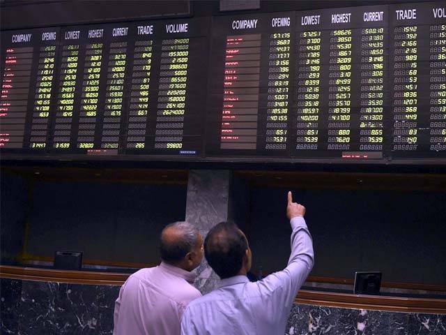 سیاسی طوفان سے حصص مارکیٹ بھی ہل گئی