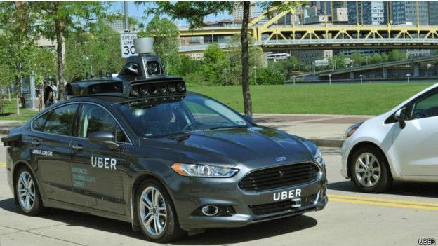 اوبر ٹیکسی سروس اب بغیر ڈرائیور کے کاریں چلائے گی