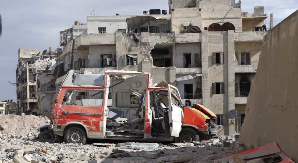 شام: حلب میں شدید بمباری، 30 ہلاک