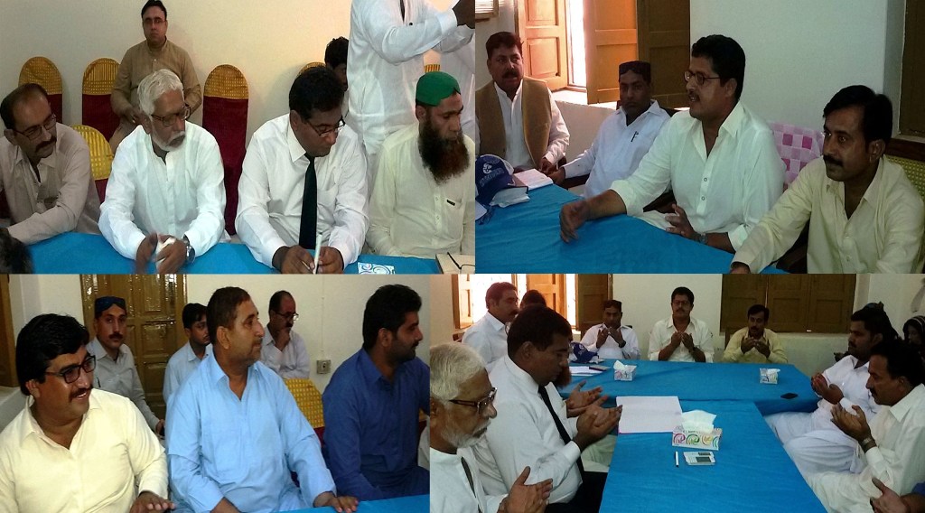 خیرپور ناتھن شاہ میں چیئرمین مشہودالحق گاڈہی کی زیر صدارت میونسپل کمیٹی کا اہم جلاس