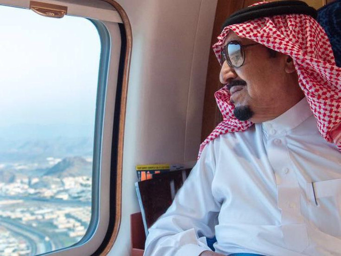 شاہ سلمان کا دورہ منیٰ، حجاج کرام کا فضائی معائنہ