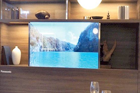 آرپار دکھائی دینے والا شفاف ٹی وی تیار