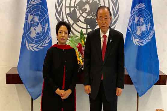 ملیحہ لودھی کی بانکی مون سے ملاقات، خطے کی صورتحال پر گفتگو