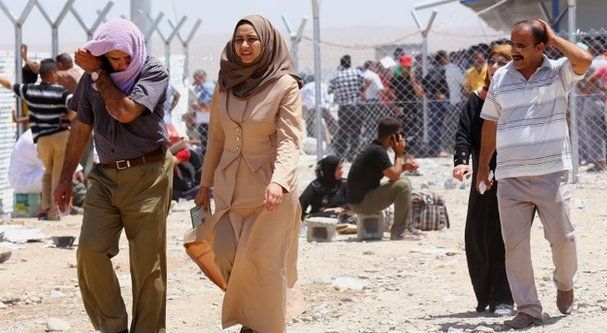 موصل کے پناہ گزین مشکل میں