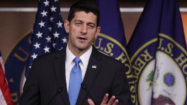 ایوان نمائندگان کے سپیکر پال رائن بھی ٹرمپ کی حمایت سے دستبردار