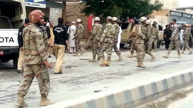 کوئٹہ : مسلح افراد کی فائرنگ سے فرنٹیئر کور کے تین اہلکار ہلاک