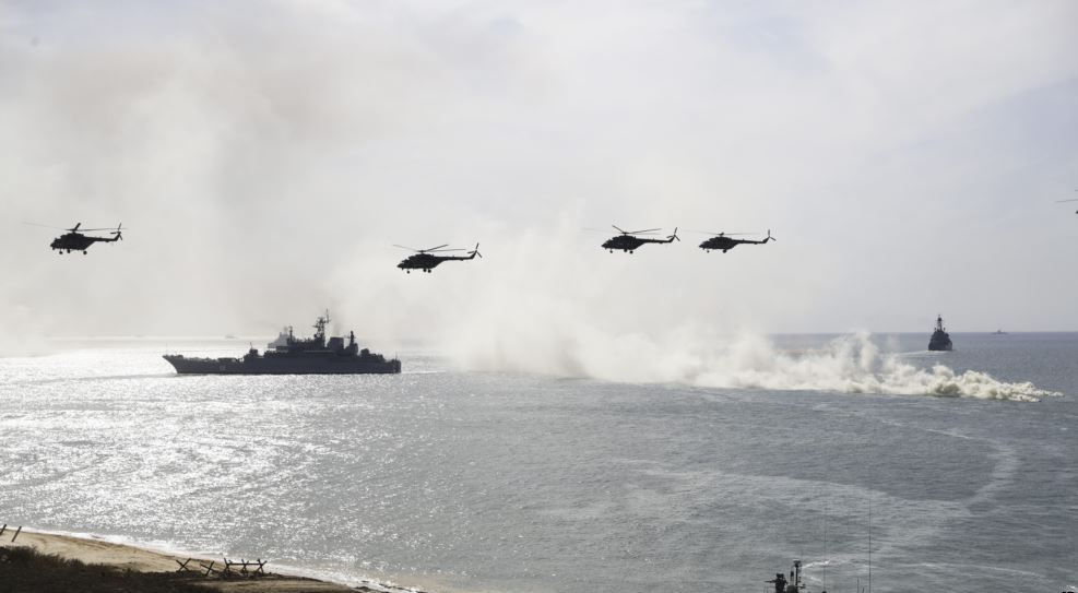 طاقت کا مظاہرہ، شام میں روسی بحریہ تعینات