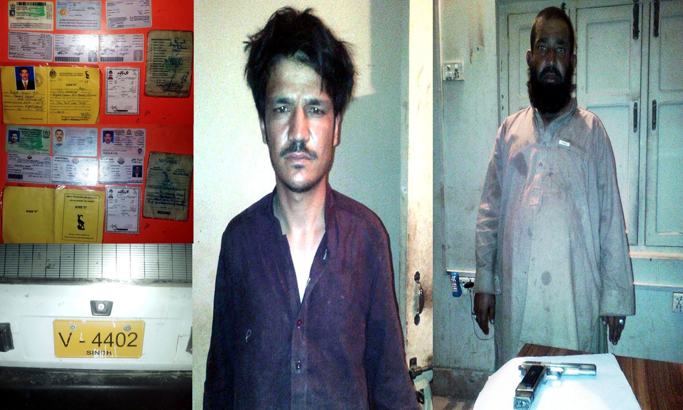 تحصیل جوہی میں پولیس کی کاروائی۔مرکزی امام بارگاہ جوہی کے قریب سے دو مبینہ دہشتگرد گرفتار