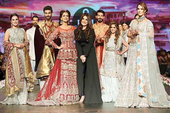 13 ویں برائیڈل فیشن ویک میں فنکاروں کی دلچسپی بڑھ گئی