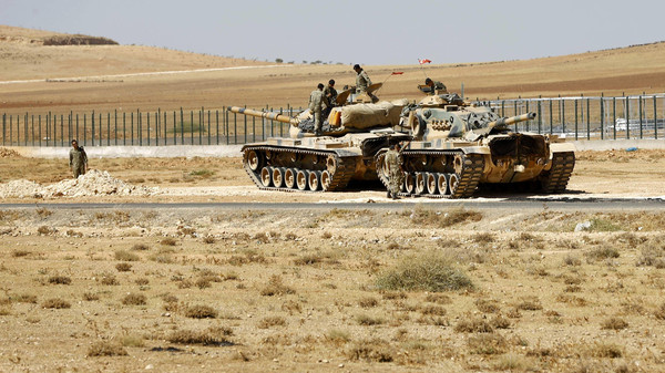 ترکی نے عراق کی سرحد پر ٹینک کھڑے کر دیئے