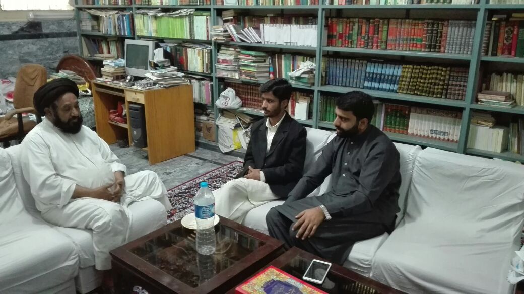 سید سرفراز نقوی نے وفد کے ہمراہ  علامہ قاضی نیاز حسین نقوی سے ملاقات کی