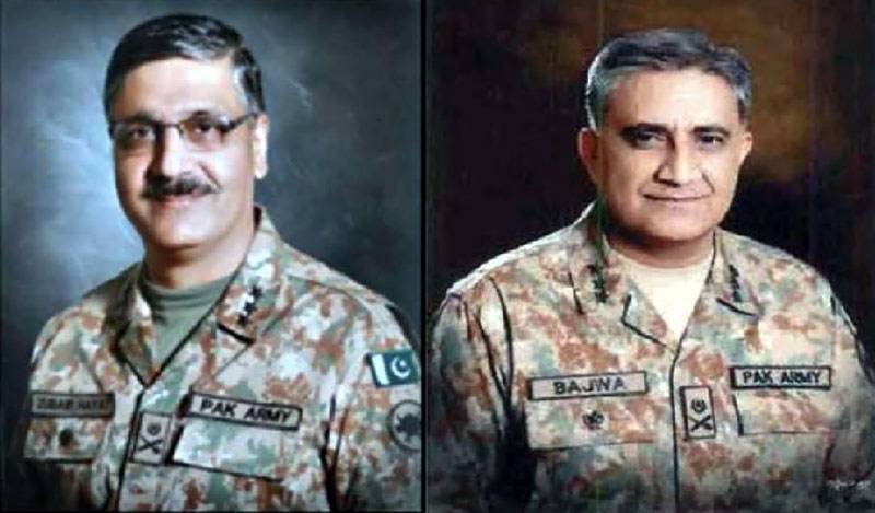 قمر جاوید باجوہ کو نیا آرمی چیف جبکہ جنرل زبیر حیات کو چیئرمین جوائنٹ چیفس آف اسٹاف کمیٹی مقرر
