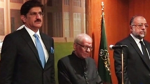 سابق چیف جسٹس اور موجودہ گورنر سندھ۔