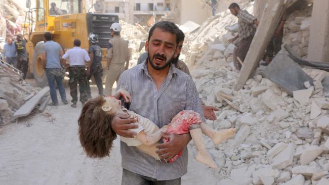 حلب جل رہا تھا اور ہم سو رہے تھے