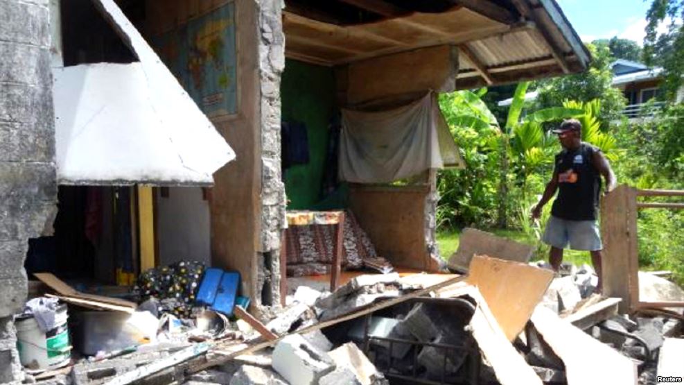 جزائر سلیمان میں متواتر دوسرے روز طاقت زلزلے کے جھٹکے